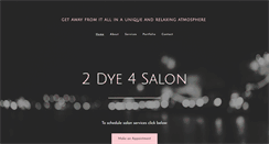 Desktop Screenshot of 2dye4-salon.com